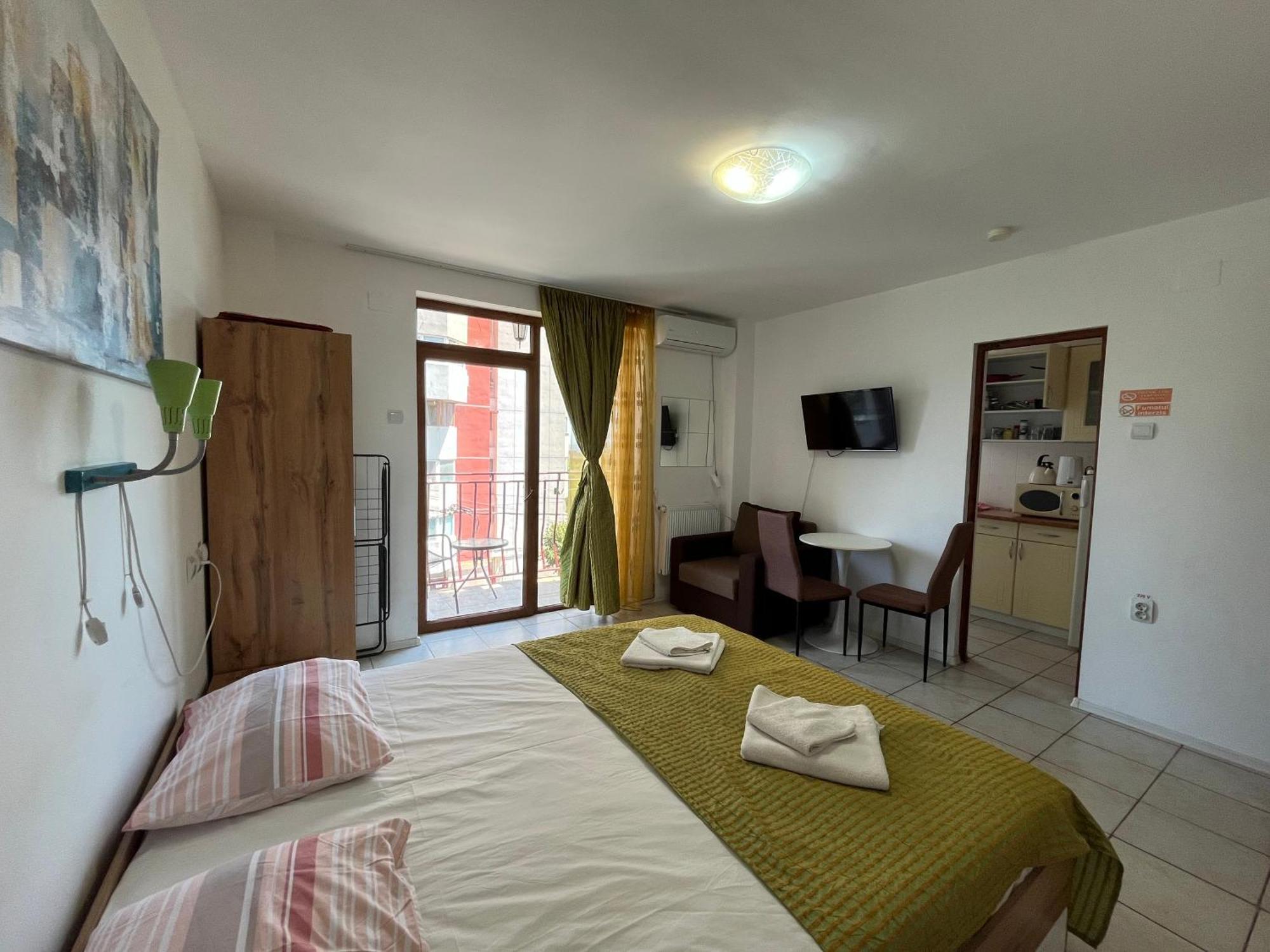 Garsoniere Victor Seaview Aer Conditionat Primim Carduri Vacanta 150 M De Plaja Reyna Beach Appartement Constanţa Buitenkant foto